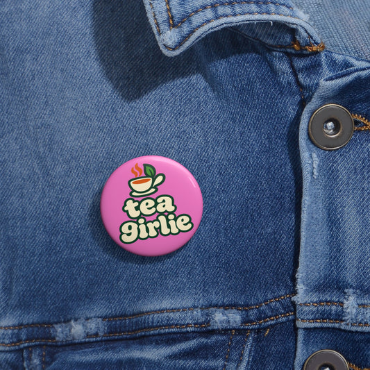Tea Girlie Pin - Pink