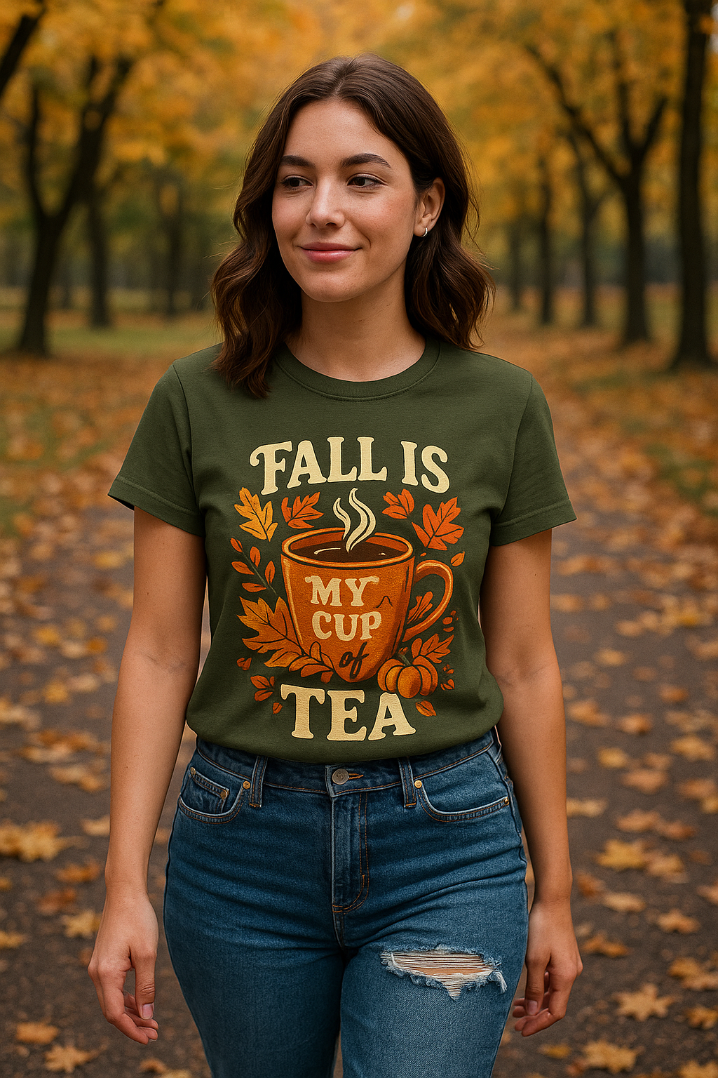 "Fall Is My Cup of Tea" Shirt