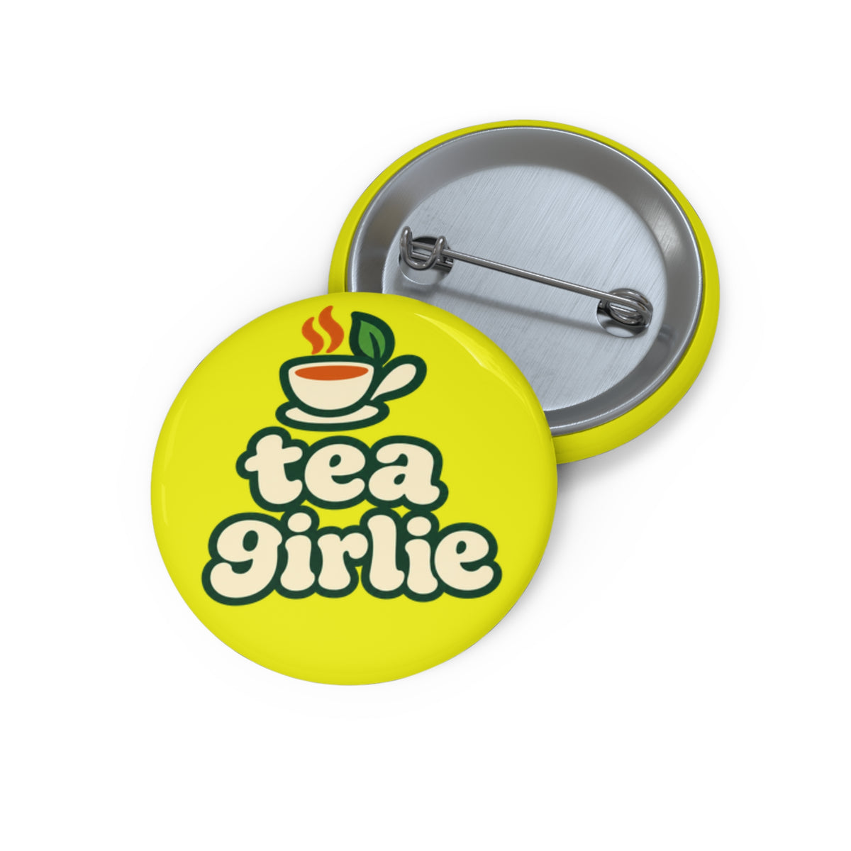 Tea Girlie Pin - Yellow
