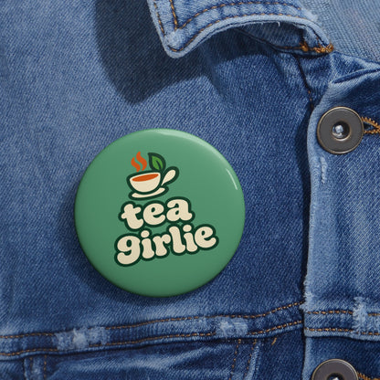 Tea Girlie Pin- Green