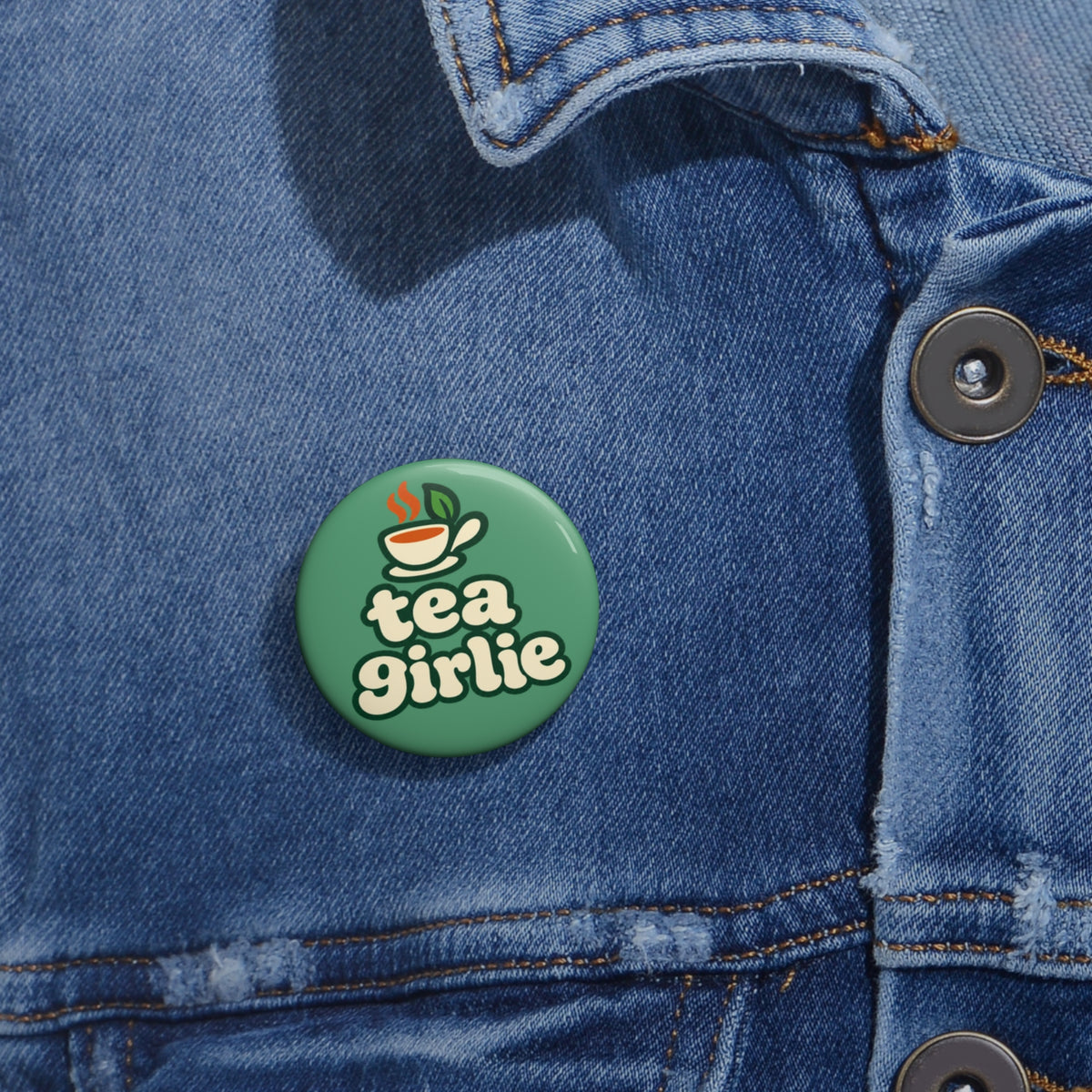 Tea Girlie Pin- Green