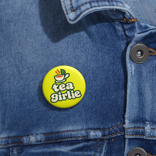 Tea Girlie Pin - Yellow