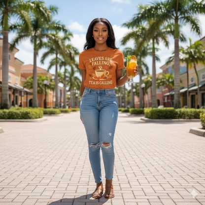 Leaves Are Falling, Tea Is Calling - Shirt