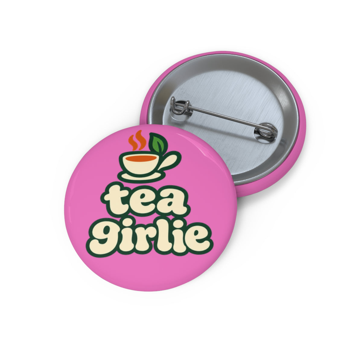 Tea Girlie Pin - Pink