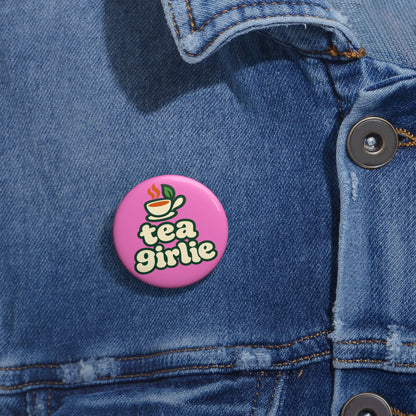 Tea Girlie Pin - Pink