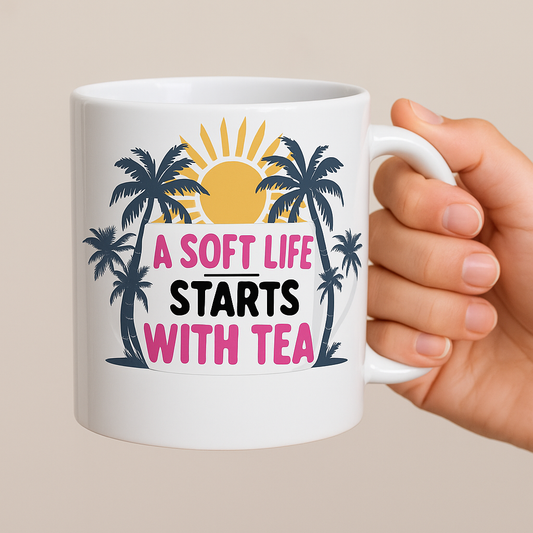 A Soft Life Tea Mug