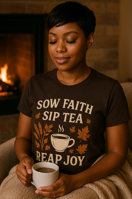 Sow Faith, Sip Tea - Shirt