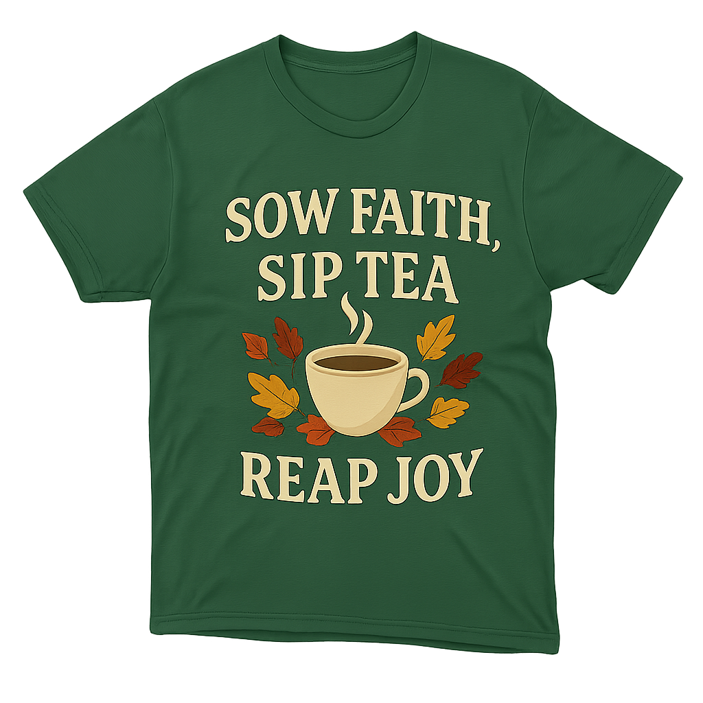 Sow Faith, Sip Tea - Shirt
