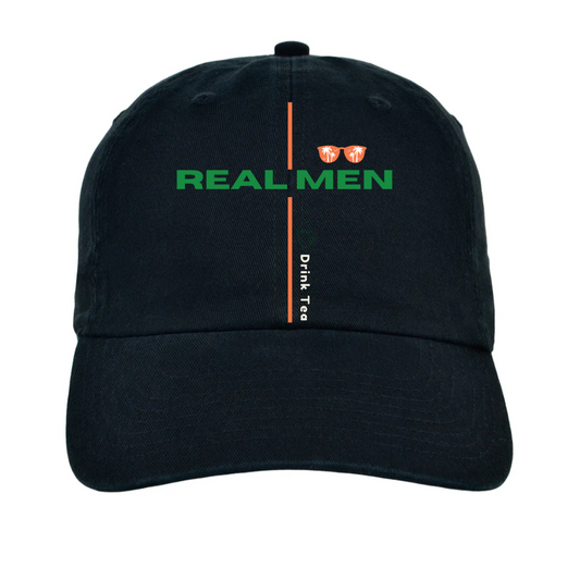 Real Men Drink Tea Cap